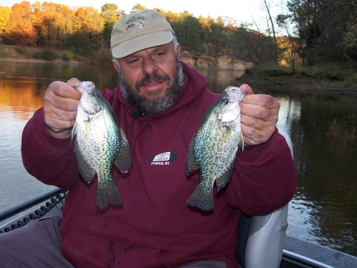 How to catch fall crappies