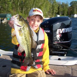 Jace Peterson with a nice largemouth bass