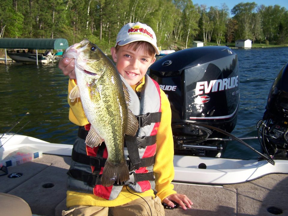 Jace Peterson with a nice largemouth bass