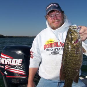 Leif Lundbeck with a nice smallmouth
