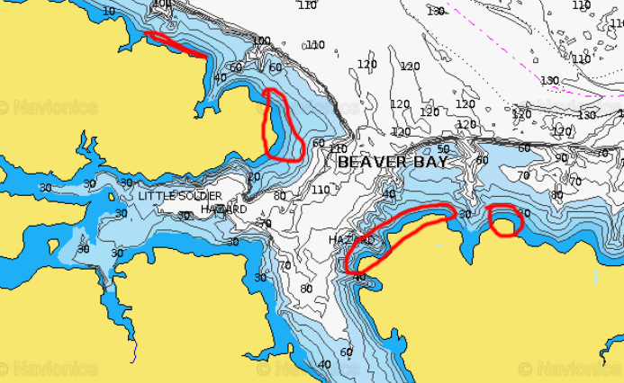 Beaver Bay area of Lake Sakakawea, ND.