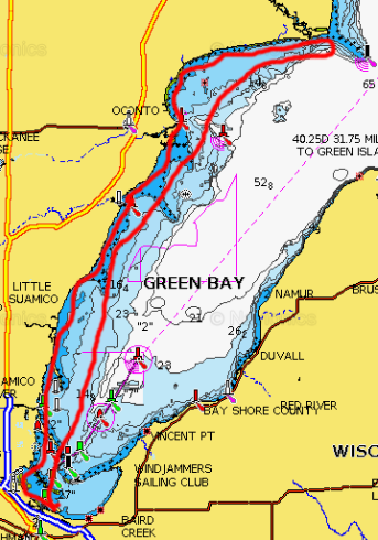 Green Lake Wi Depth Chart