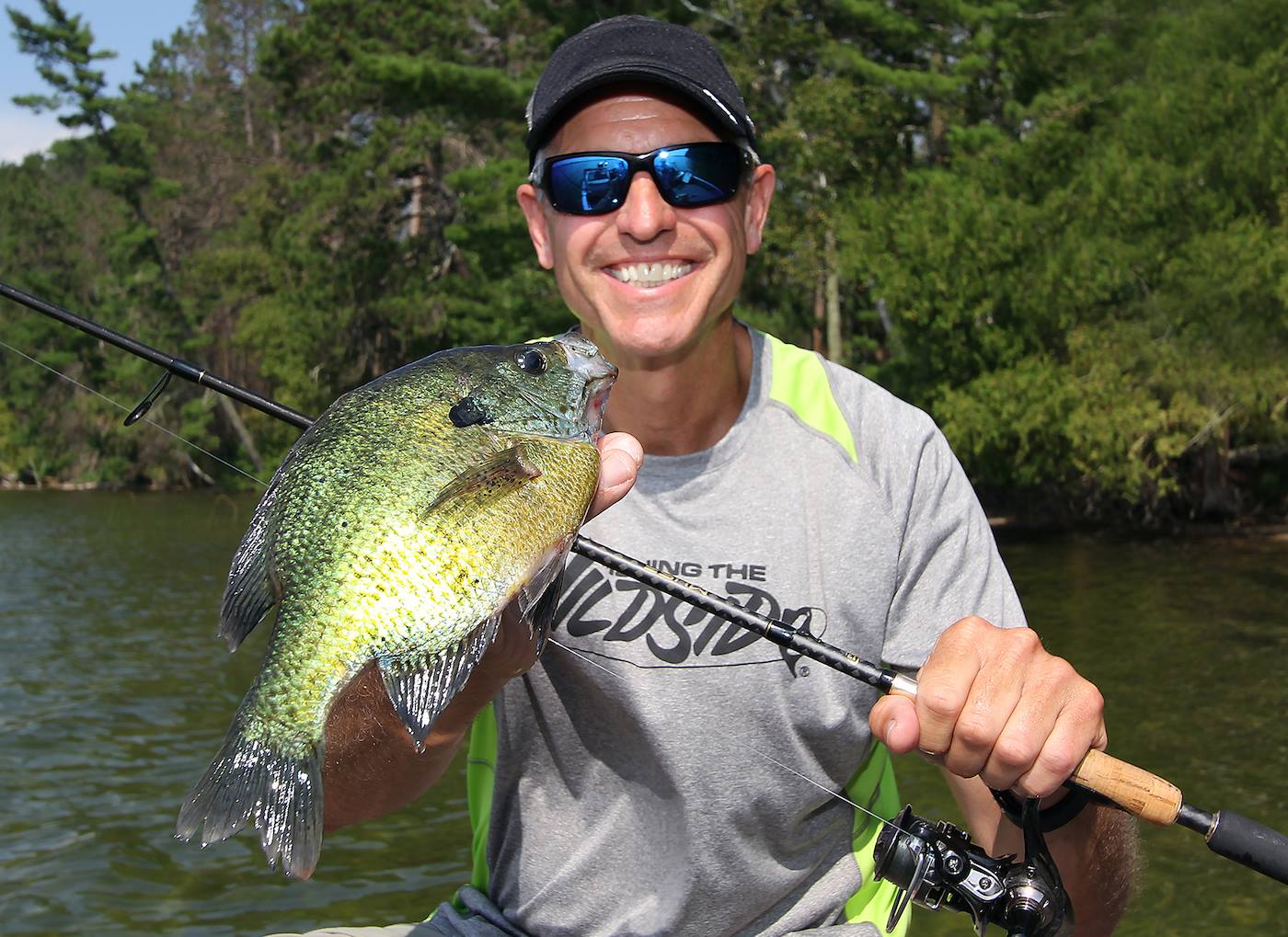 Chip Leer witha spring bluegill