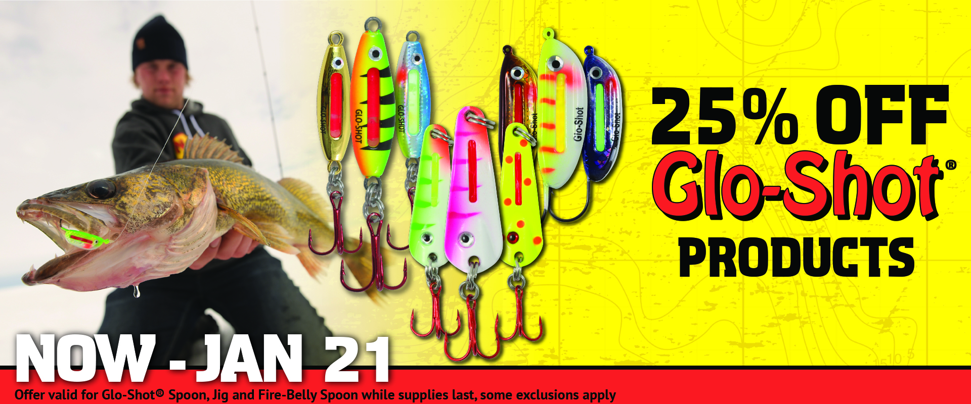 Northland Fishing Tackle Glo-Shot Products 25% off