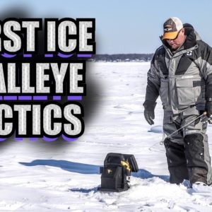 Early Ice Walleye Tactics