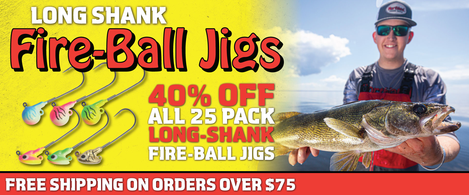 Northland Fishing Tackle Long-Shank Fire-Ball Jig on sale 40%