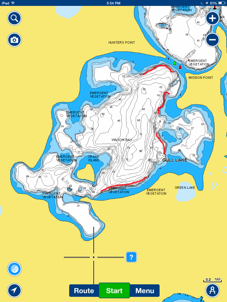 Wilson Bay area of Gull Lake