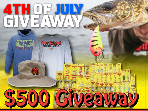 Win $500 in FREE Northland Fishing Tackle