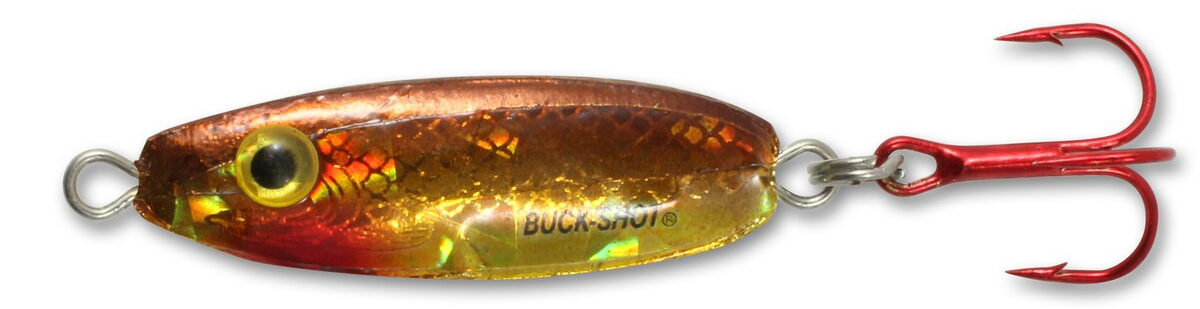 Buck-Shot Rattle Spoon (Gold Shiner)