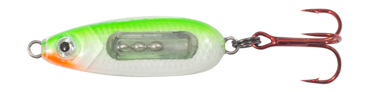 Glass Buck-Shot Spoon (Super-Glo Perch)