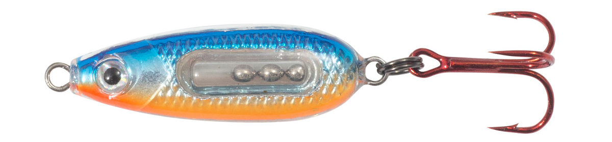 Glass Buck-Shot Spoon (Hot Blue Chub)