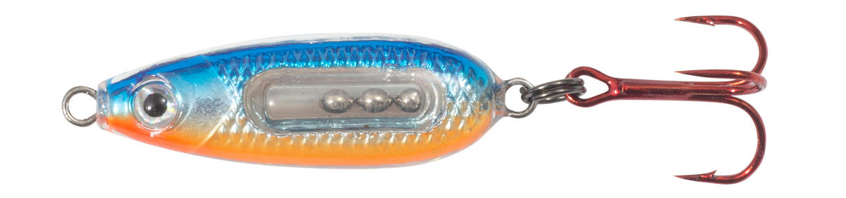 Glass Buck-Shot Spoon (Hot Blue Chub)