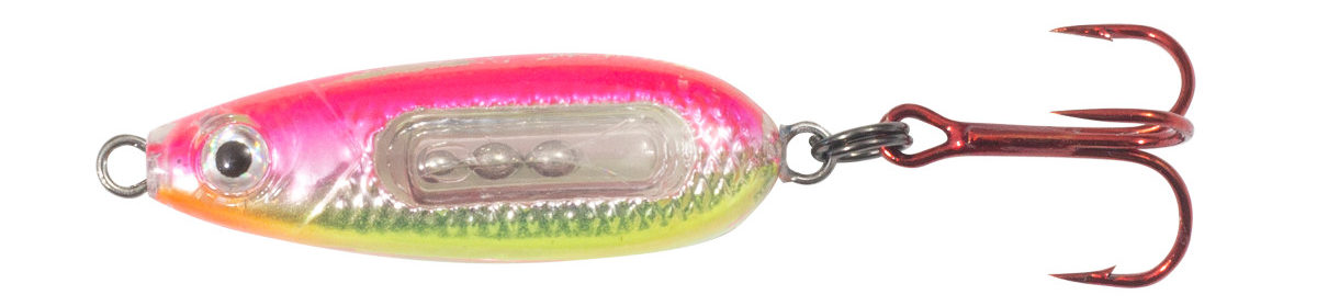 Glass Buck-Shot Spoon (Pink Silver)