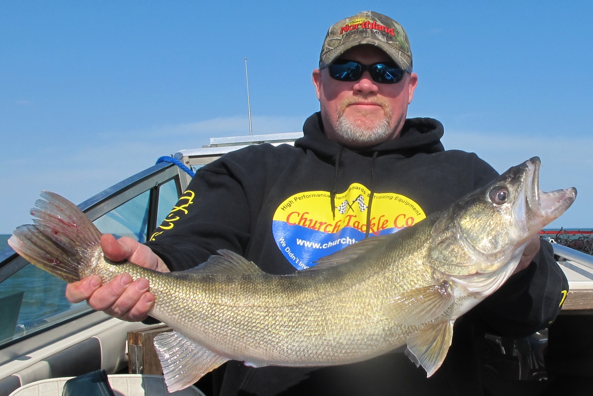 Walleye caught during a may fly hatch