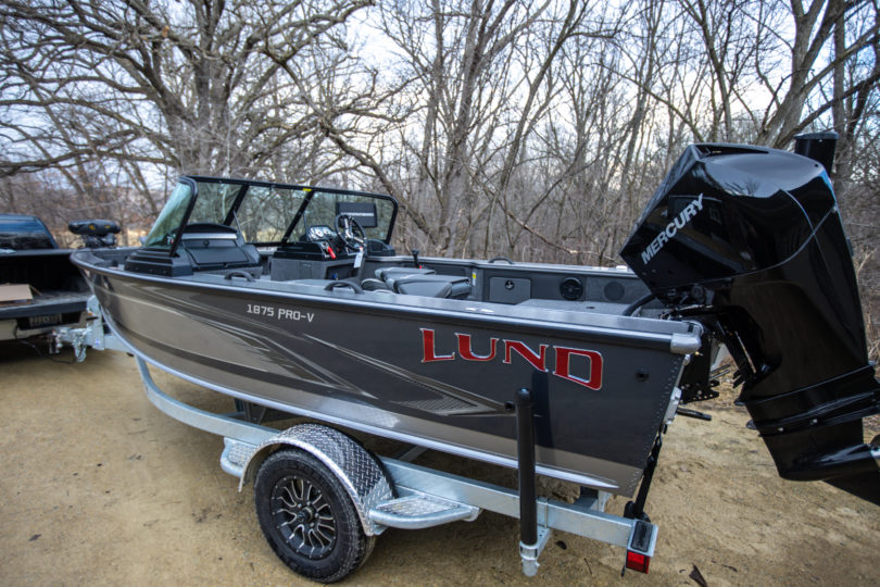 Lund Pro V Boat