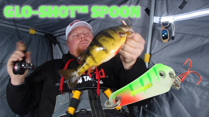 Glo-Shot Spoon, HOTTEST Ice lure of 2018!!!