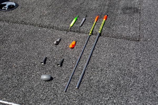 Weight options for bass fisherman to use when fishing shallow.