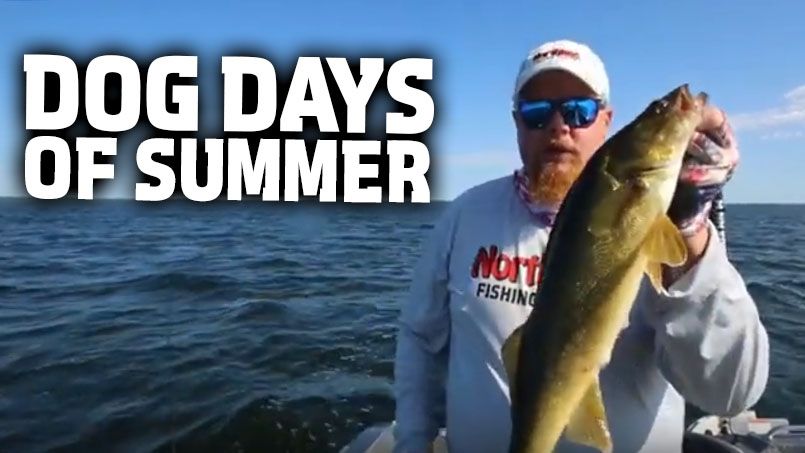 Team Northland Pro Brian "Bro" Brosdahl has some tips for bringing walleyes topside during the dog days of summer.