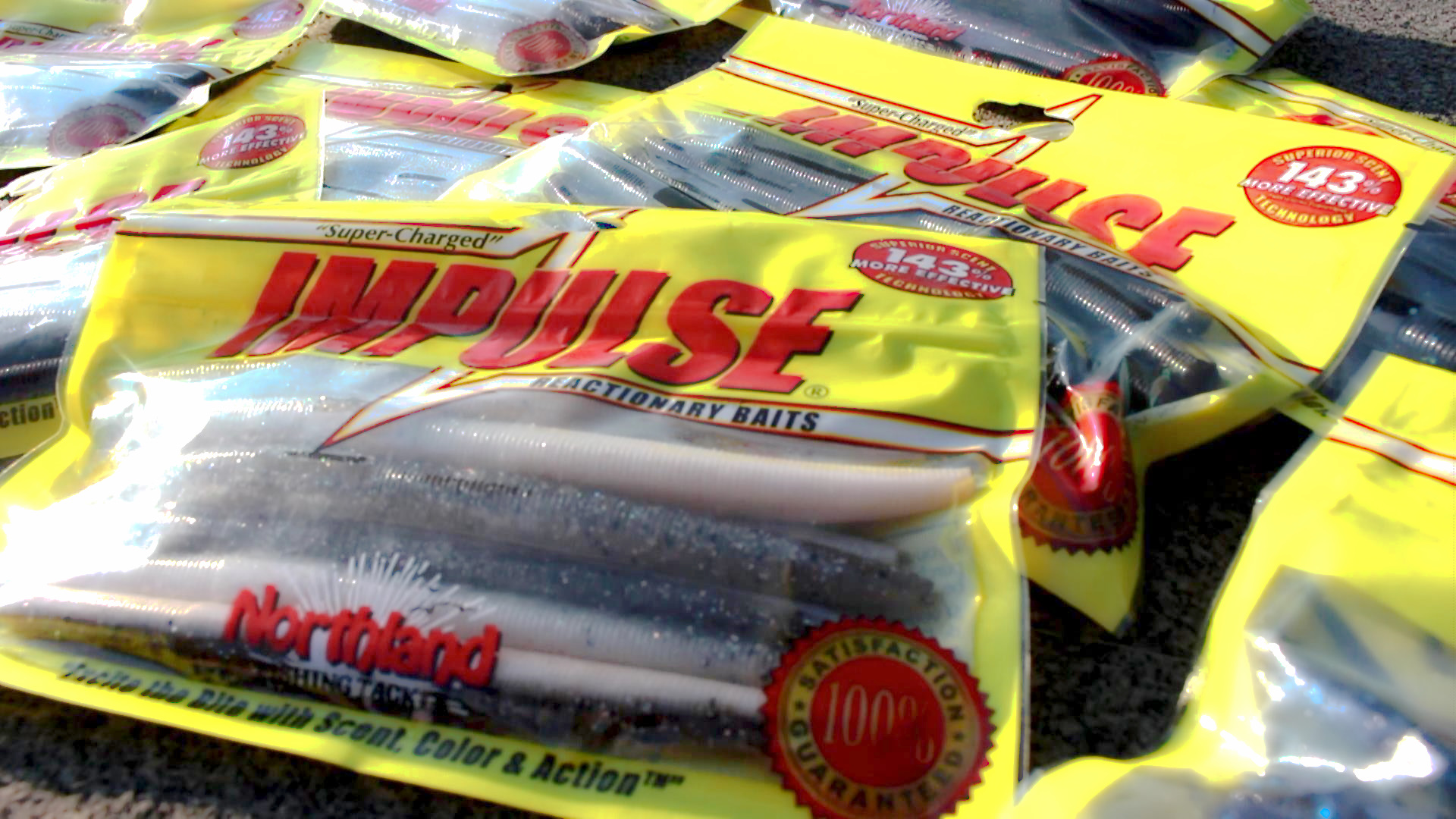 Northland Fishing Tackle Impulse Soft Plastic baits.