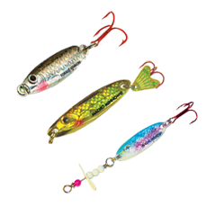 NORTHLAND’S FORAGE MINNOW®, MACHO MINNOW® and WHISTLER SPOONS