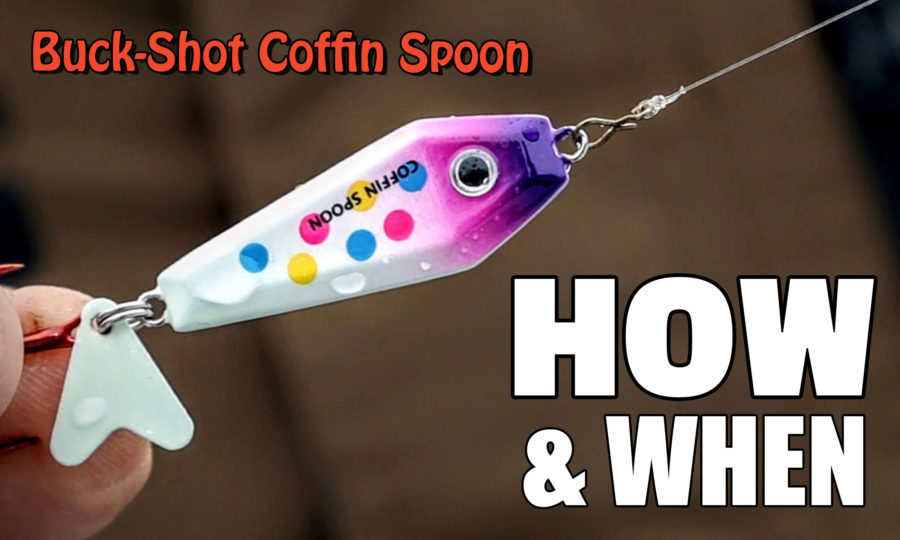 How & When To Fish The Buck Shot Coffin Spoon (ice Fishing)