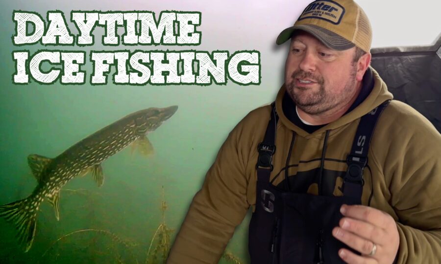 Daytime Ice Fishing Weeds