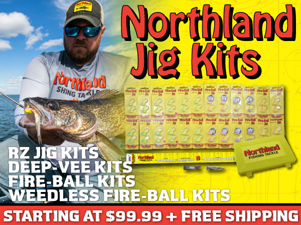 Northland Fishing Tackle jig kits on sale for $99.99 and free shipping