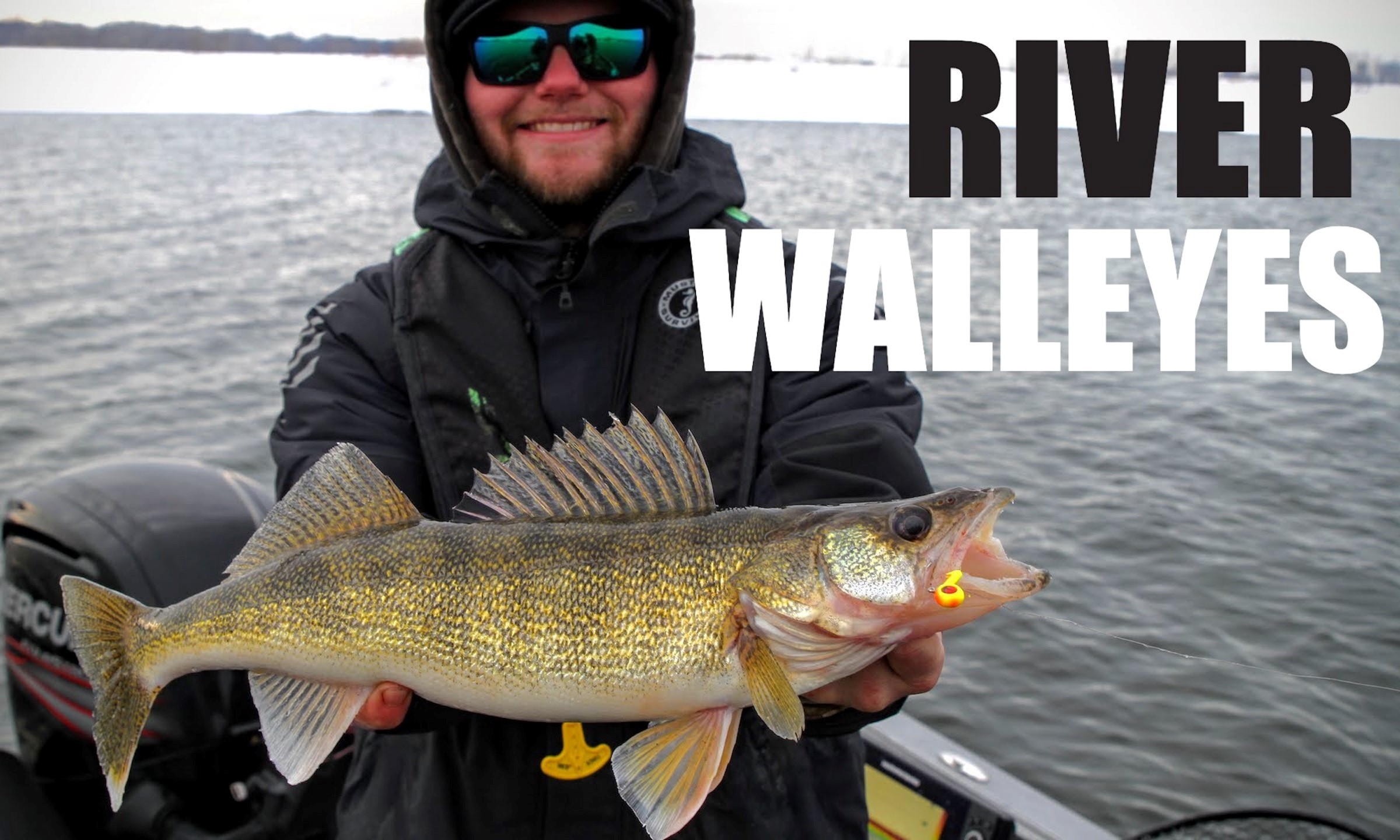 Jigging Winter River Walleyes | Northland Fishing Tackle
