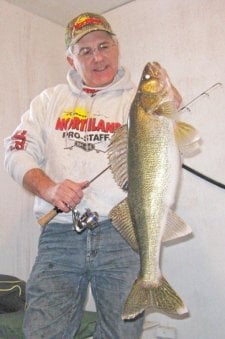 John Peterson Ice Fishing - Walleye