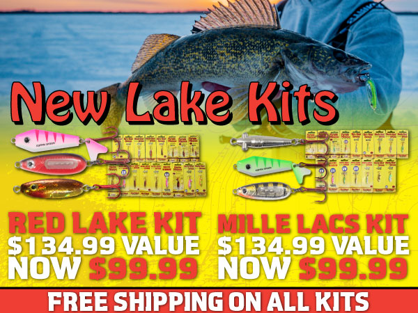 Mille Lacs and Red Lake Northland Fishing Tackle ice fishing kits