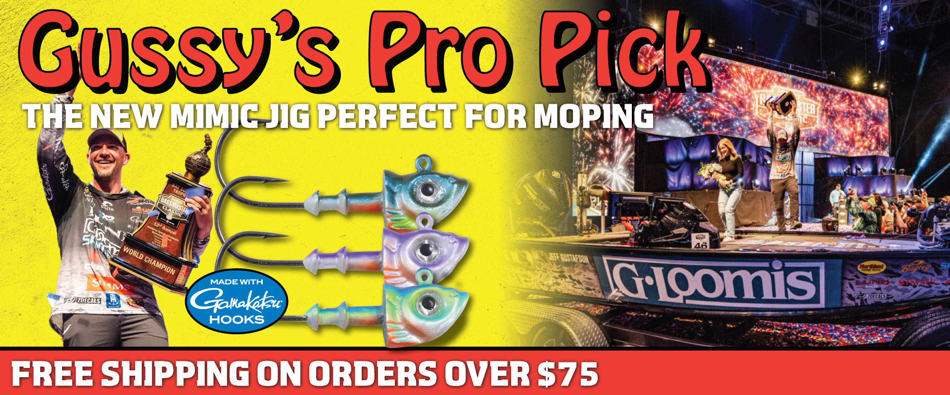 Gussy wins Bassmaster Classic with Mimic Jig from Northland Fishing Tackle
