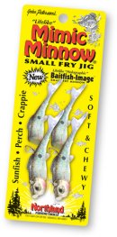 Package of Mimic Minnow Fry jig's.