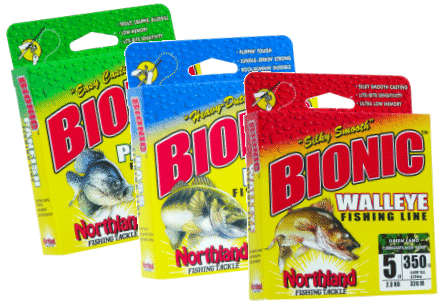 Bionic, the new line is available in species-specific versions for walleyes, bass, panfish, and also ice fishing.