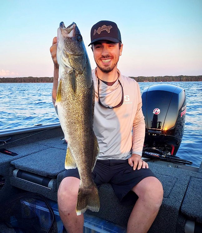 Spring Walleye Action with the Rumble Shad