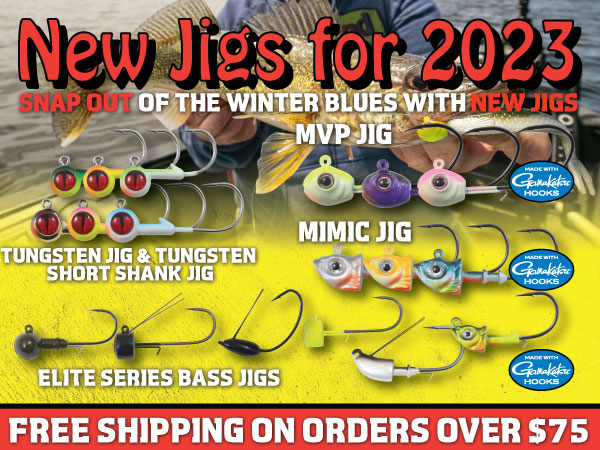 New Bass and Walleye Jigs for 2023 from Northland Fishing Tackle
