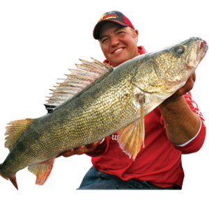 Tony Roach with an Impulse Soft Plastic walleye