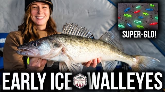 Walleye Jigging Glow Spoons