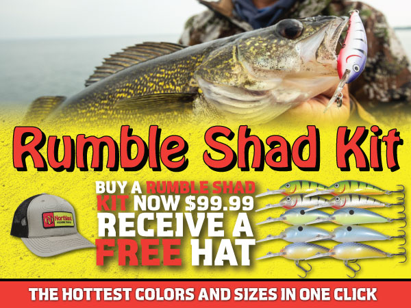 Buy a Rumble Shad balsa crankbait kit, and get a FREE Northland Fishing Tackle.