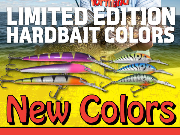 Limited Edition Rumble Series color crankbaits from Northland Fishing Tackle