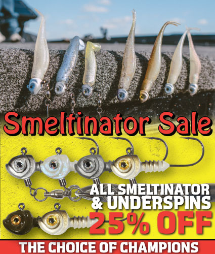 Northland Fishing Tackle Smeltinator Jig and Smeltinator Underspin Jig, 25% off sale.