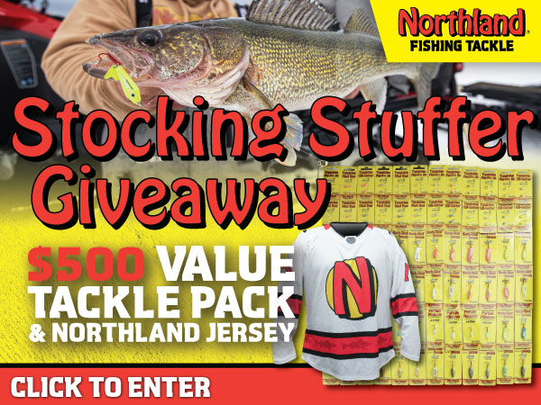 Enter to win $500 of Northland Fishing Tackle and a Northland Tackle hockey jersey.