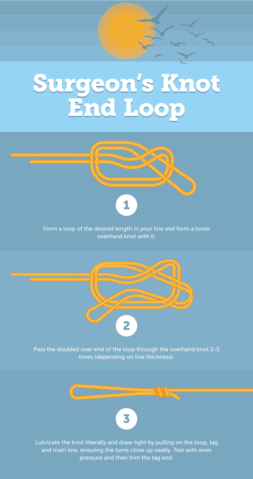 How to Tie a Surgeons Knot, How to Tie Two Lines Together, Best Fishing  Knots