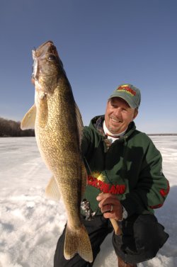 Catching Early Ice Walleyes