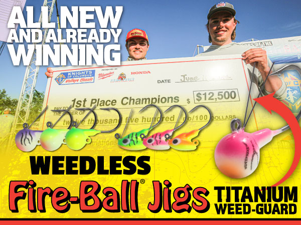 New Weed-Less Fire-Ball Jigs from Northland Fishing Tackle