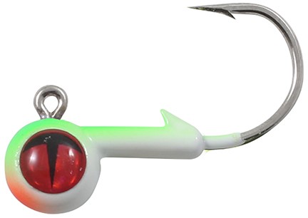 Tungsten Short Shank Jig - Glo Watermelon