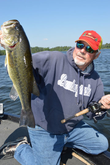 Fall largemouth bass