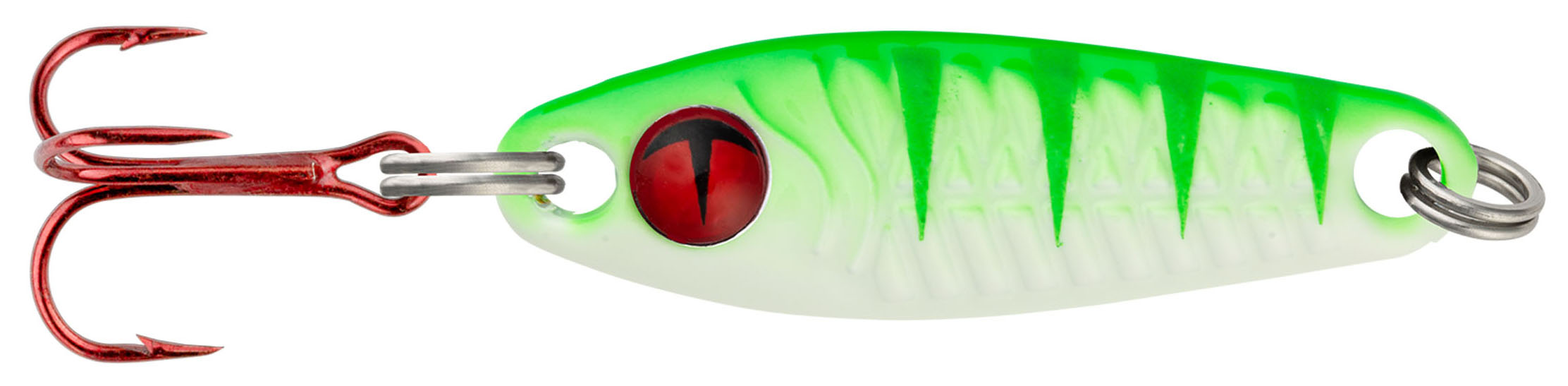 Tungsten Buck-Shot Spoon (UV Glo Perch)