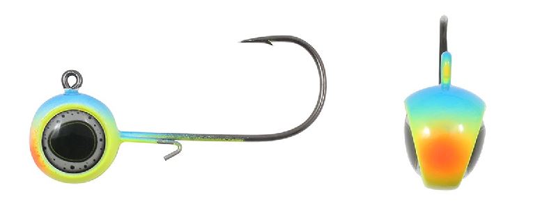 Northland Fishing Tackle Deep-Vee jig in Parrot color