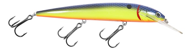 Rumble B crankbait in Steel Chartreuse color