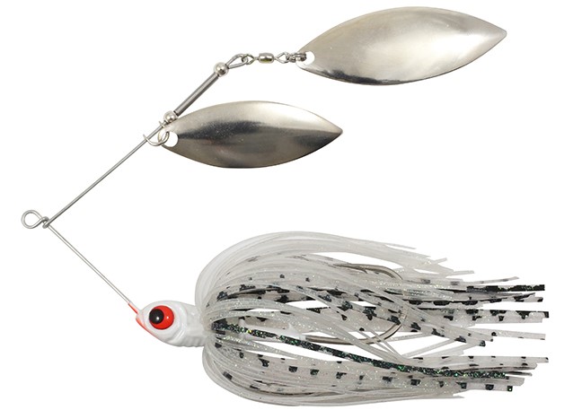 Northland Fishing Tackle Reed Runner Tandem Willowleaf spinnerbait in the Gizzard Shad color